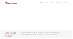 Desktop Screenshot of afterstage-studio.pt